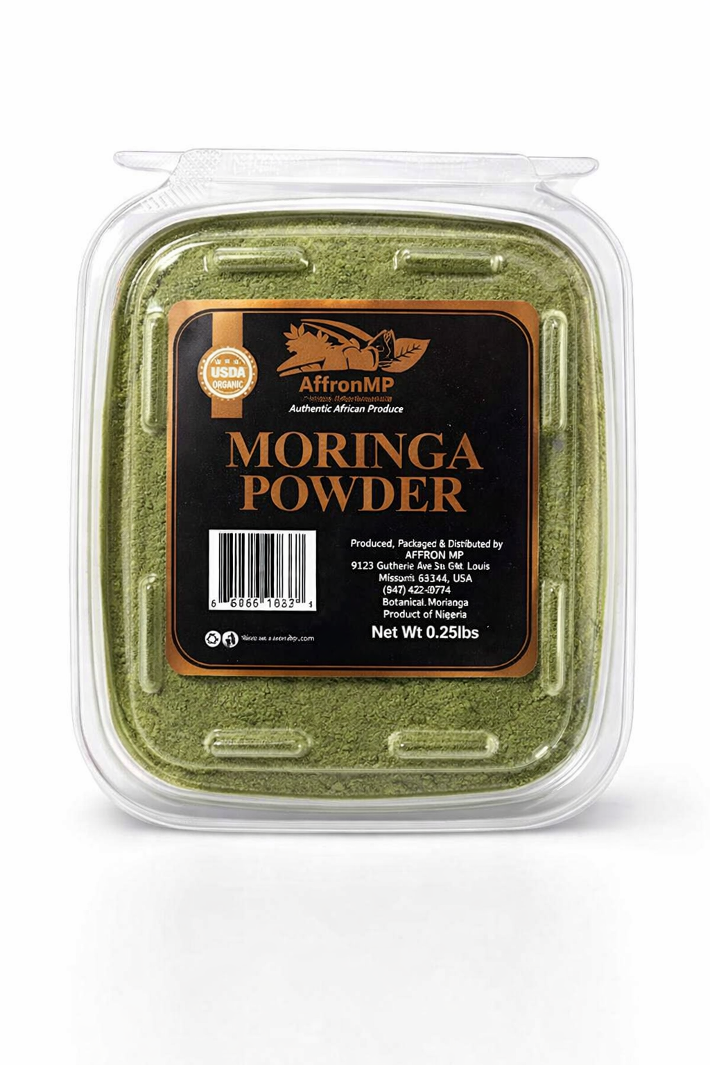 AffronMP Organic Moringa Powder USDA Certified – Premium Superfood Gre –  African Market Online