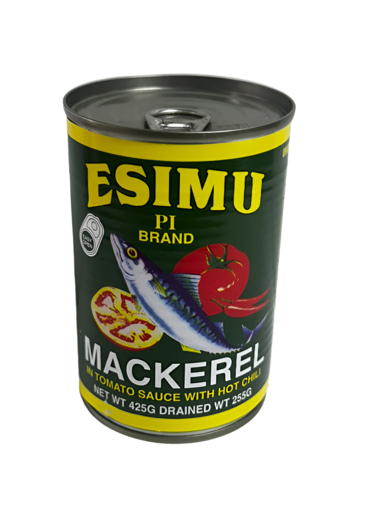 Esimu PI Mackerel in Tomato Sauce with Hot Chili - 255g