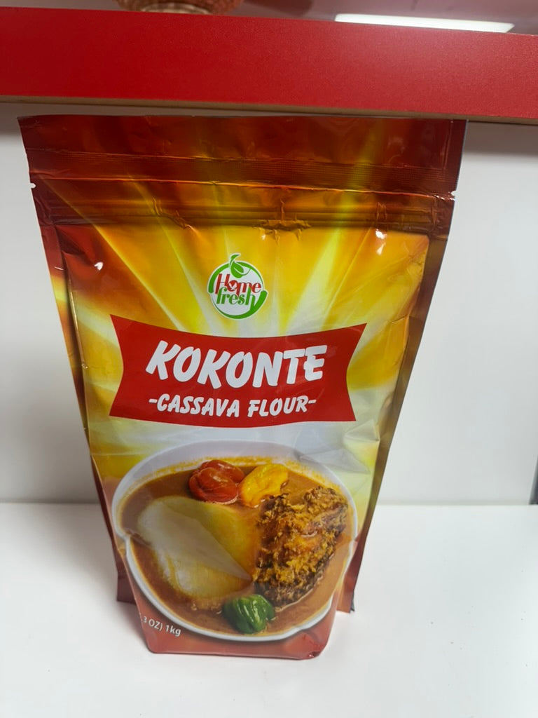 Home Fresh Kokonte Cassava Flour – Premium African Staple for Traditional Dishes