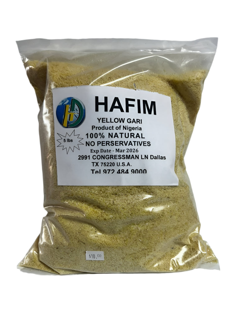 Yellow Gari - 5lbs | 100% Natural & Preservative-Free