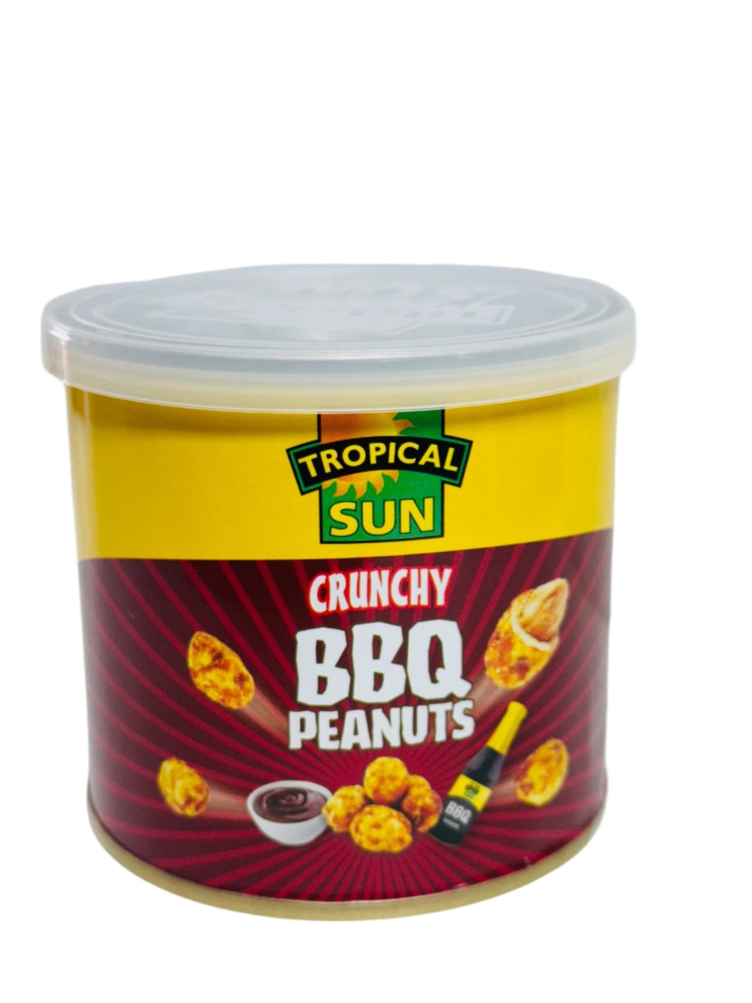 Tropical Sun Crunchy BBQ Peanuts - Savory Snack Delight (120g)