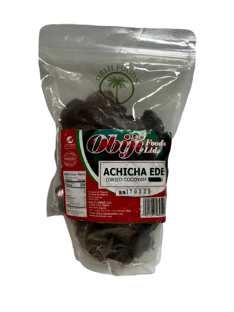 Obiji Foods Achicha Ede (Dried Cocoyam) – Premium Nigerian Delicacy