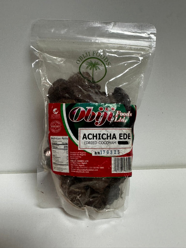 Obiji Foods Achicha Ede (Dried Cocoyam) – Traditional African Delicacy