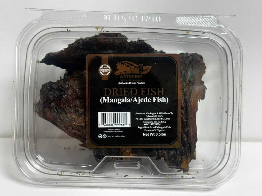 Dried Mangala (Ajede) Fish – Premium Authentic African Smoked Fish (0.5 lbs)