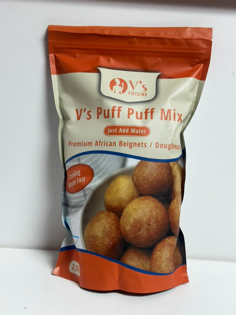 V’s Puff Puff Mix - African Beignet Doughnut Mix (2.5 lbs)