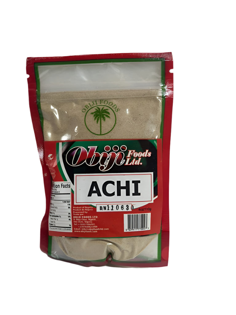 Obiji Foods Achi Powder – Thickening Agent for Nigerian Soups & Stews