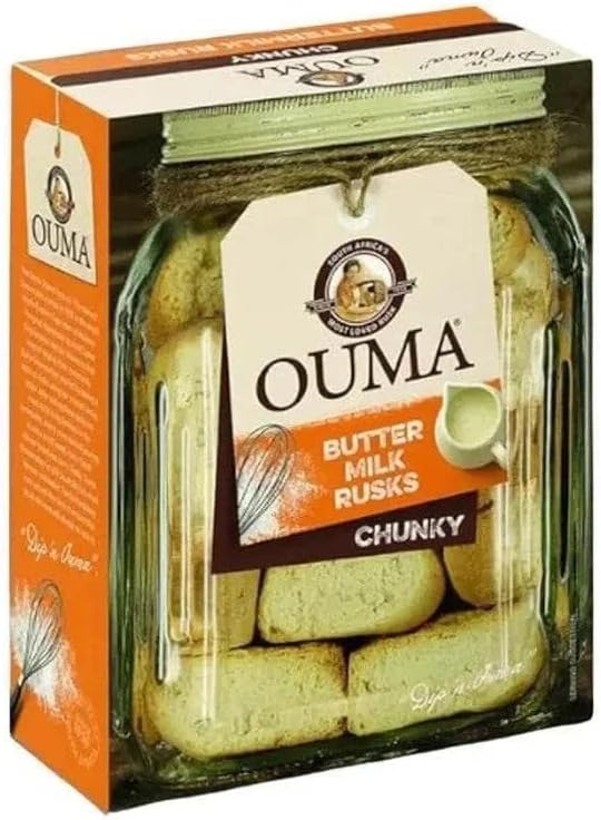 Ouma Chunky Buttermilk Rusks – Traditional South African Baked Rusks, Crunchy Twice-Baked Biscotti Style Snack, Authentic Buttermilk Flavor, Perfect for Tea Coffee Breakfast & Gifting