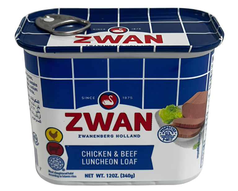 Zwan Chicken & Beef Luncheon Loaf – Savory Halal Meat Blend for Sandwiches & Cooking