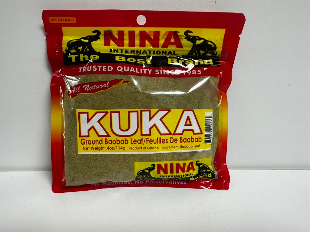 Nina Kuka Ground Baobab Leaf Powder – 100% Natural Superfood