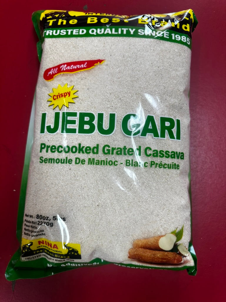 Ijebu Gari - Precooked Grated Cassava (5 lbs)