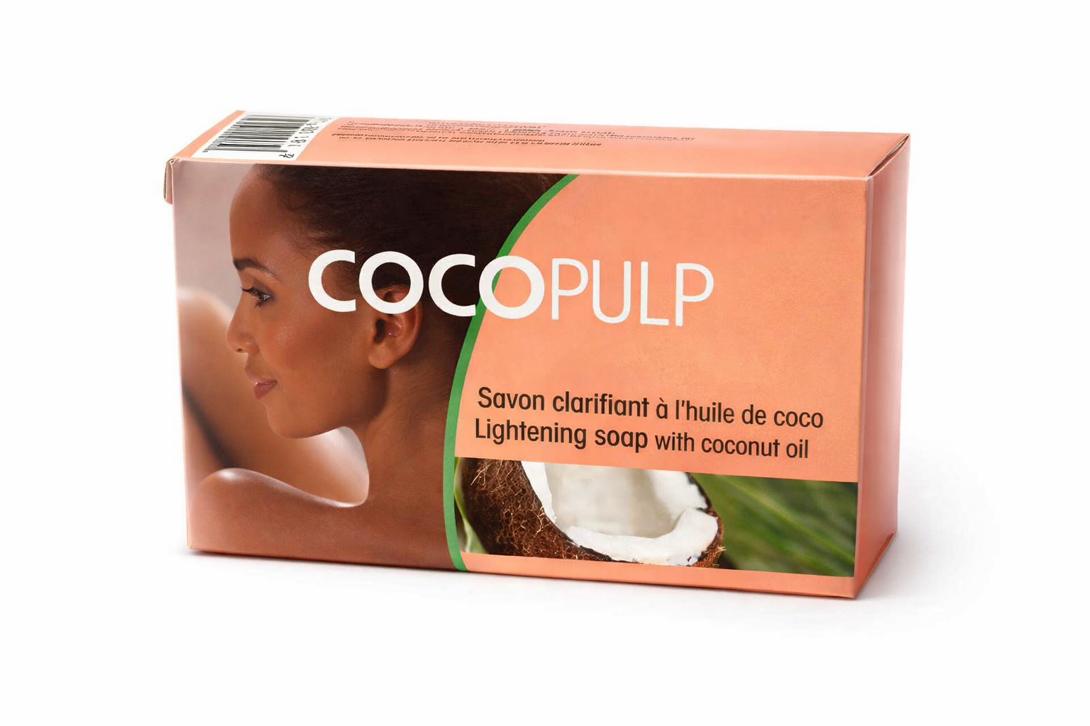 COCOPULP Coconut Oil Clarifying Soap Bar, Brightening & Deep Cleansing Body Soap, Moisturizing Coconut Soap for Face and Body, Hydrating Skin Care Bath Bar for Smooth Radiant Looking Skin, Gentle Daily Cleansing Soap