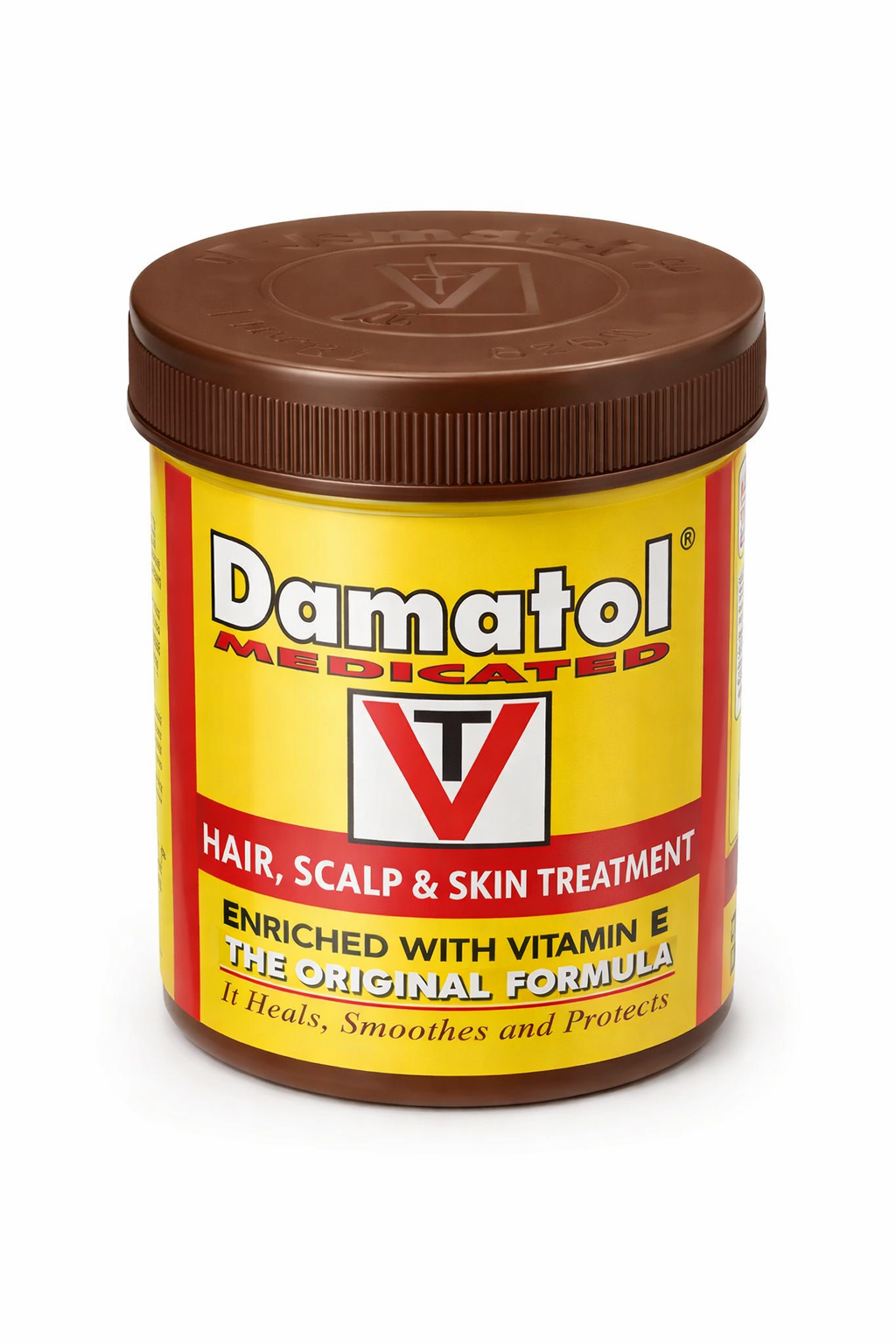 Damatol Medicated Hair, Scalp & Skin Treatment with Vitamin E – Original Formula Moisturizing Hair Cream for Dry Scalp, Itchy Skin Relief, Anti-Breakage Conditioning Treatment for Natural Hair, Braids, Locs, Curls & Protective Styles