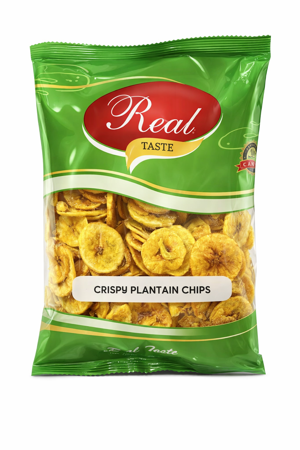 Real Taste Crispy Plantain Chips – Crunchy Sweet Plantain Banana Chips Snack, Thin Sliced Fried Plantains, Gluten Free Tropical Snack, Ready to Eat Crispy Banana Chips, Natural Crunchy Chips Snack Pack