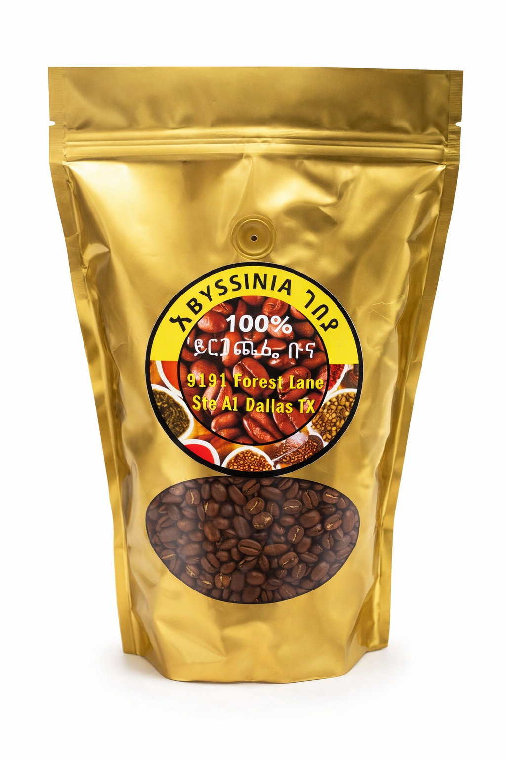 Abyssinia Ethiopian Coffee Beans 100% Premium Whole Bean Coffee,