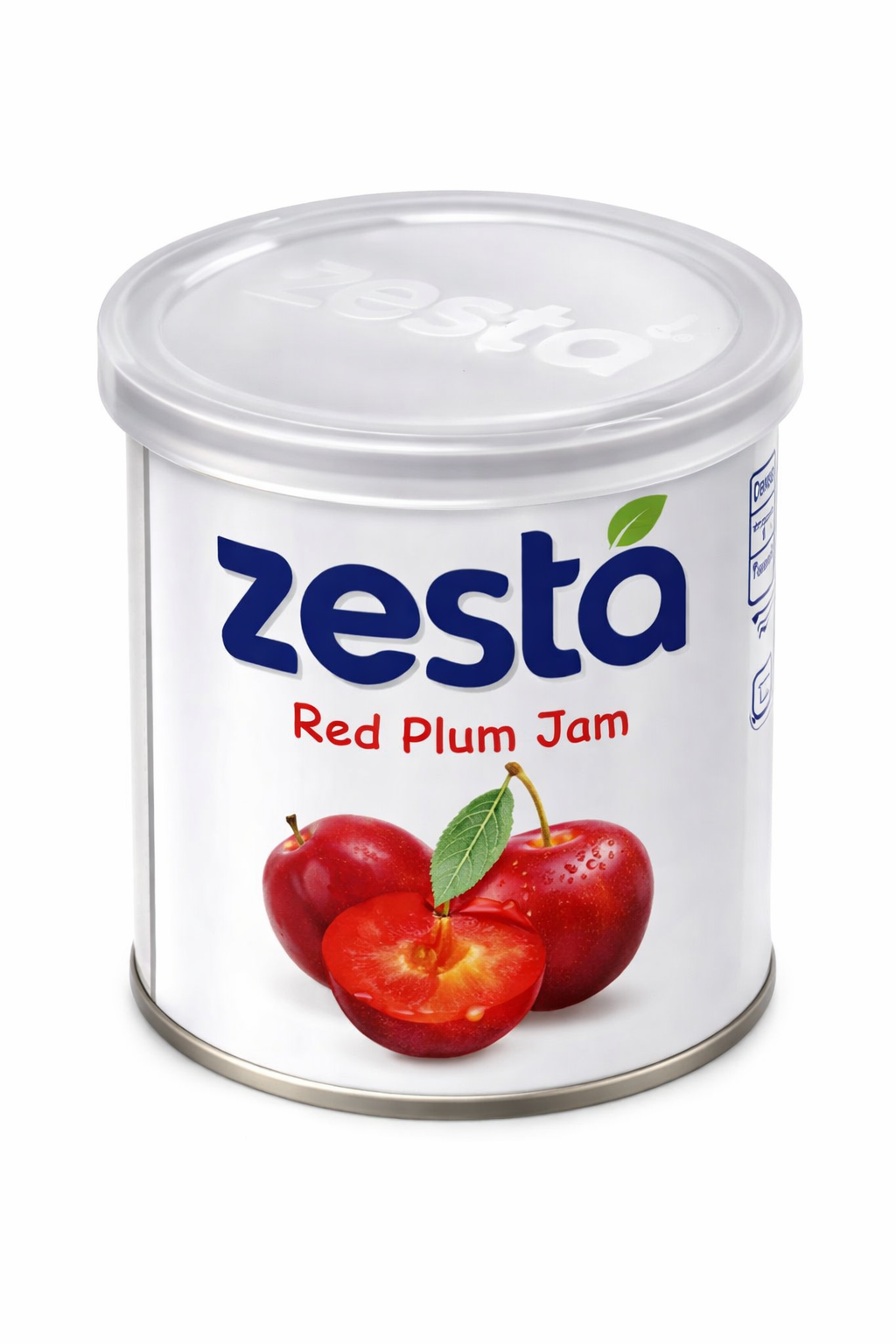 Zesta Red Plum Jam – Premium Fruit Preserve Spread, Sweet & Tangy Plum Jelly for Toast, Baking, Desserts & Breakfast Recipes, Smooth Rich Texture, Ready to Eat Gourmet Jam, Family Size Fruit Spread Jar