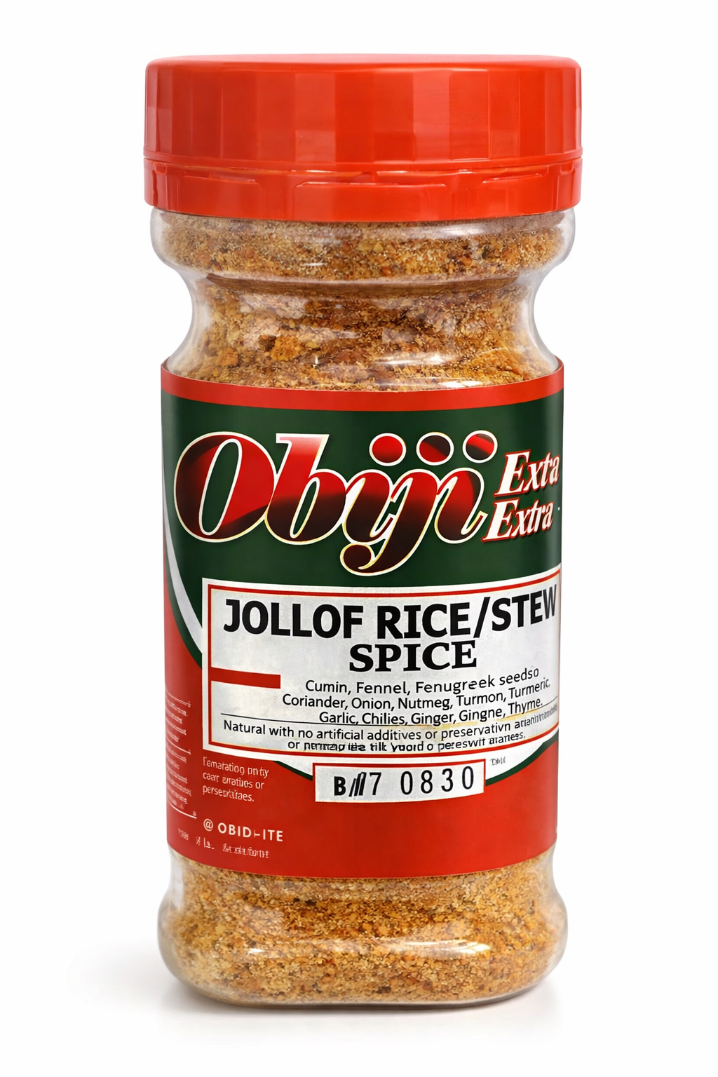 Obji Jollof Rice & Stew Spice Blend – Authentic African Seasoning for Nigerian Jollof Rice, Tomato Stew, West African Dishes – All-Purpose Jollof Seasoning Mix for Rice, Chicken, Beef & Fish
