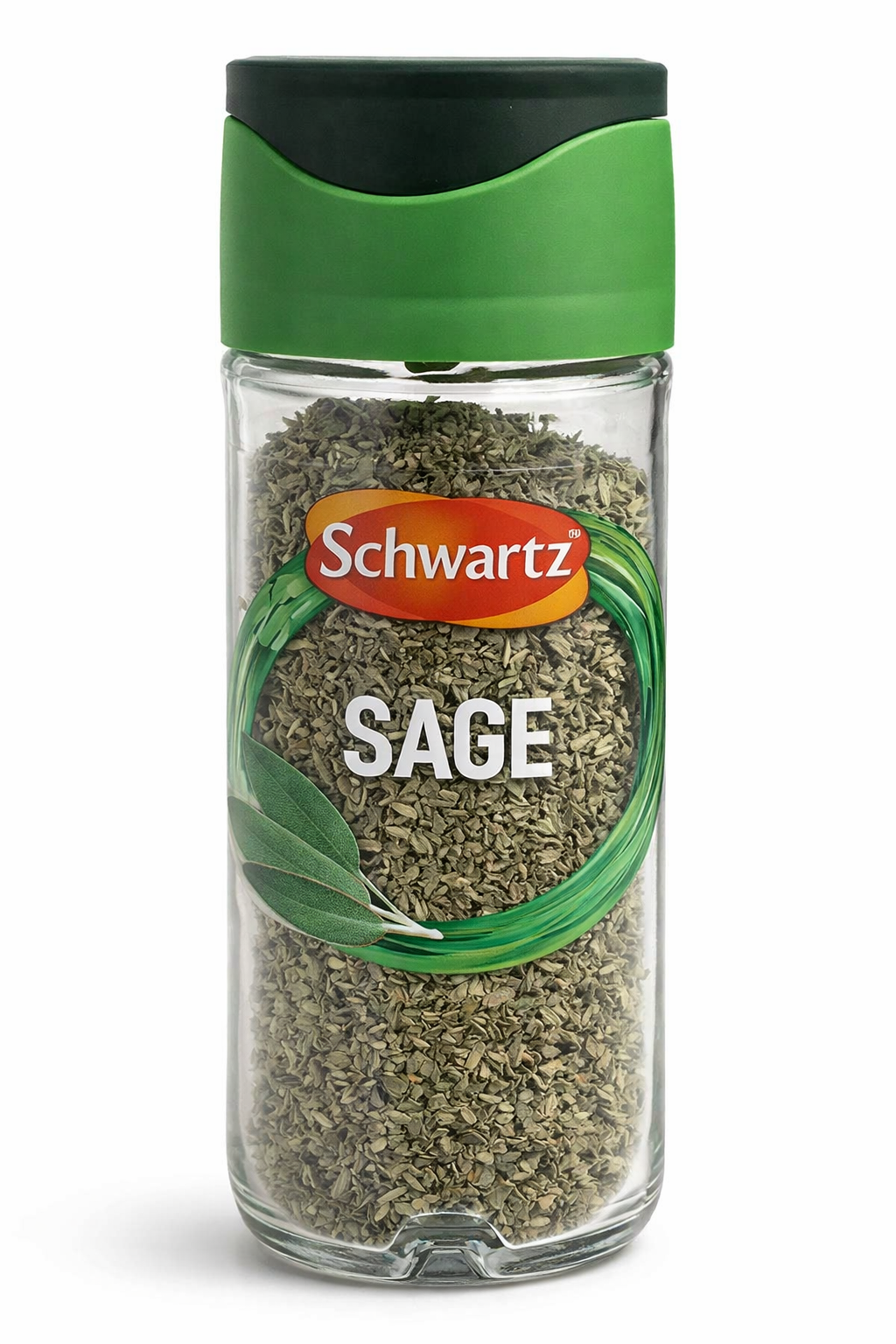 Schwartz Sage – Dried Sage Leaves Seasoning | Premium Aromatic Culinary Herb | Ideal for Poultry, Turkey, Stuffing, Sausages, Pork, Lamb & Mediterranean Cooking | Natural Herb Spice for Everyday Cooking - 10g