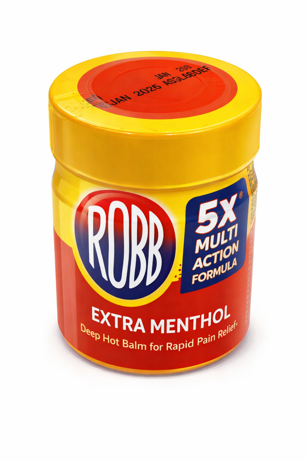 ROBB Extra Menthol Deep Hot Balm for Rapid Pain Relief, 5X Multi Action Formula, Strong Menthol Heating Balm for Muscle Pain, Joint Pain, Back Pain, Arthritis, Sprain & Sports Recovery