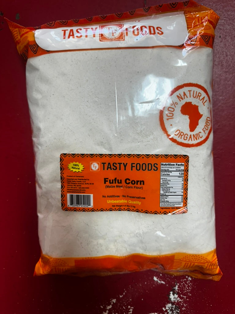 Tasty Foods Fufu Corn (4.4 lbs) - Maize Meal / Corn Flour