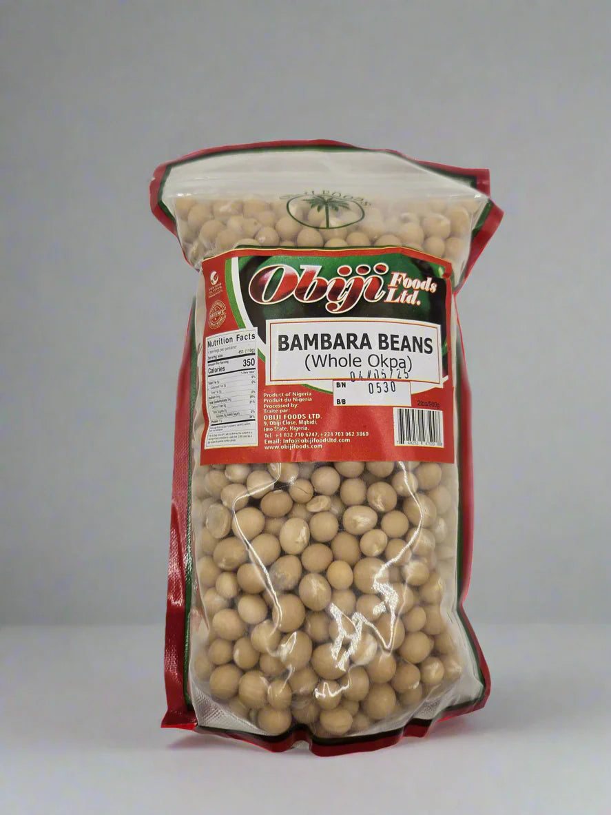 Bambara Beans Whole Okpa | African Bambara Groundnuts Nigerian Dried Beans Protein Rich Legume