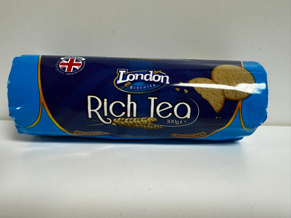 London Biscuits Rich Tea – Classic British Tea Biscuits