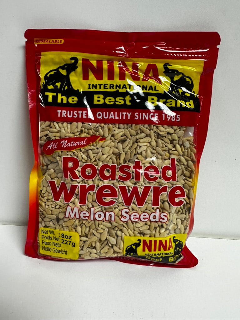 Nina Roasted Wrewre (Melon Seeds) – Premium Nutty Snack & Cooking Ingredient