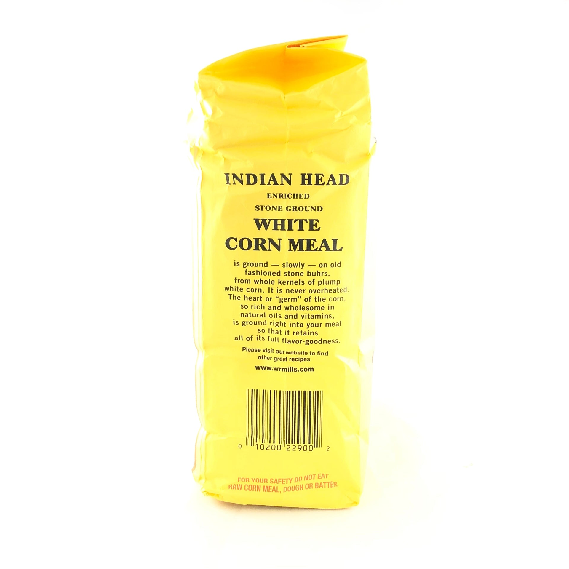 Indian Head Stone Ground White Corn Meal – Premium Enriched Corn Meal for Authentic Cooking & Baking | 5 lb (2.27 kg)