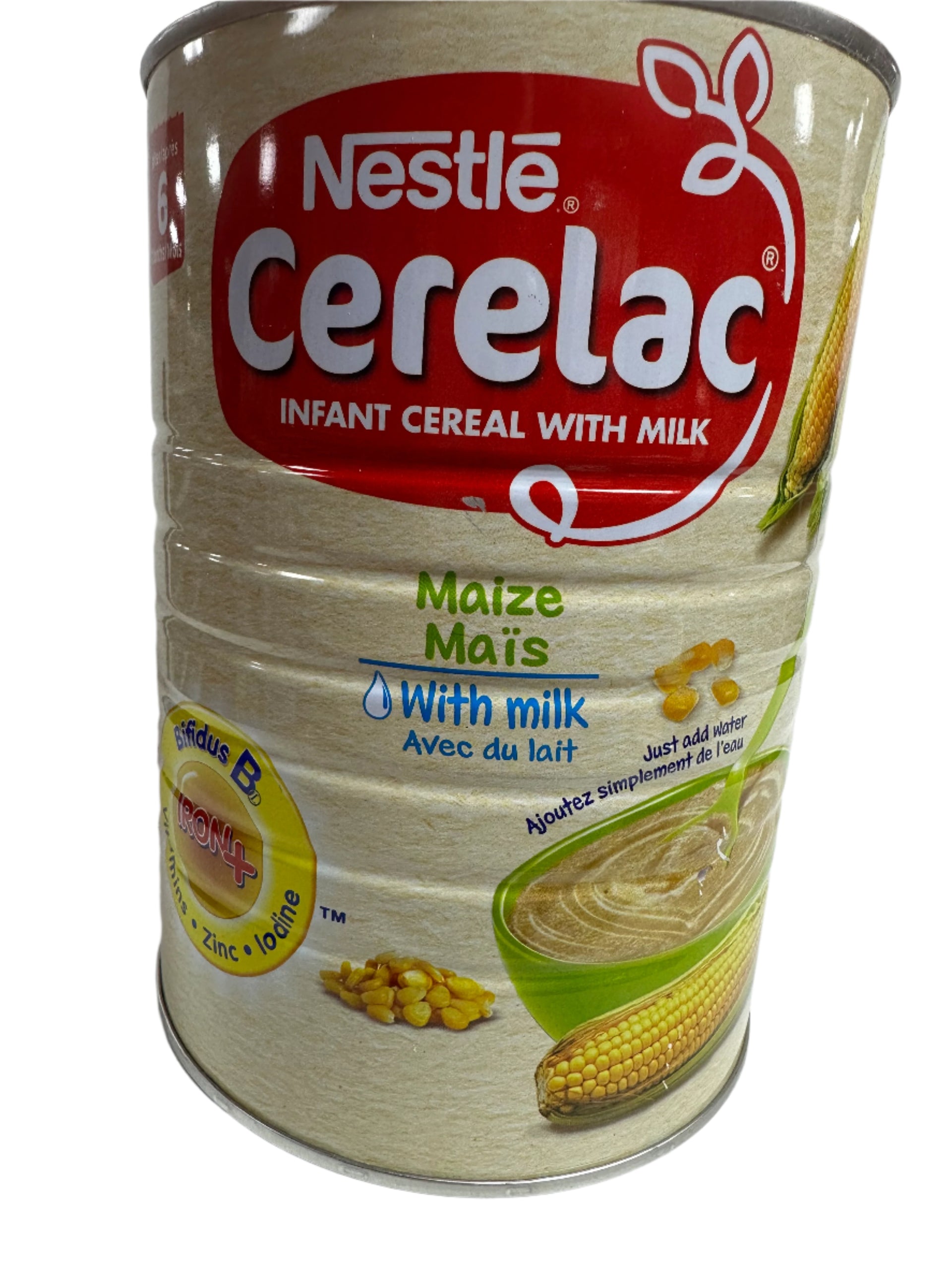 Nestlé Cerelac Maize Infant Cereal with Milk – Nutritious & Delicious First Solid Food for Babies - 1kg