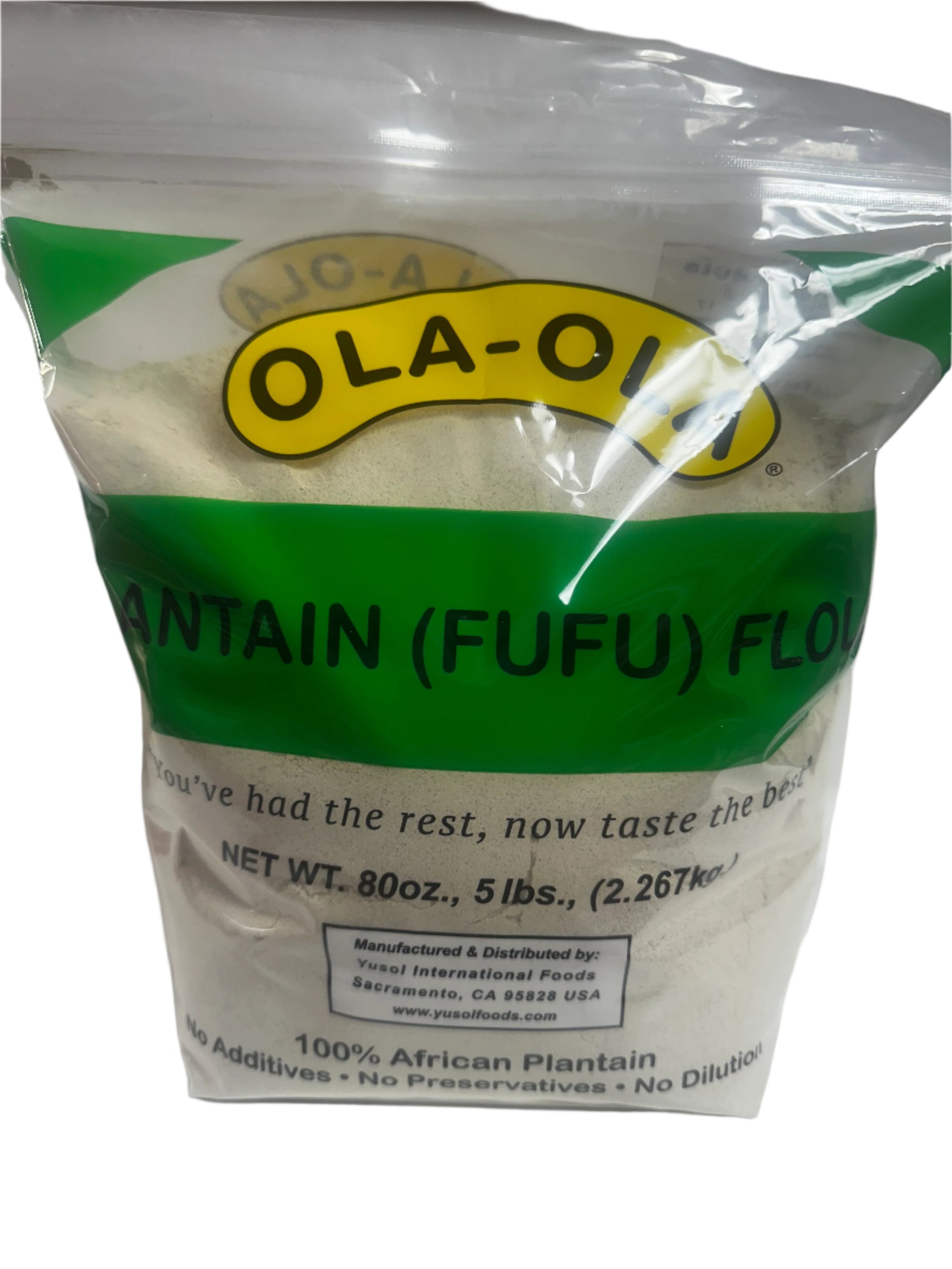 OLA-OLA Plantain (Fufu) Flour – 100% Natural African Plantain for Authentic Fufu & More!