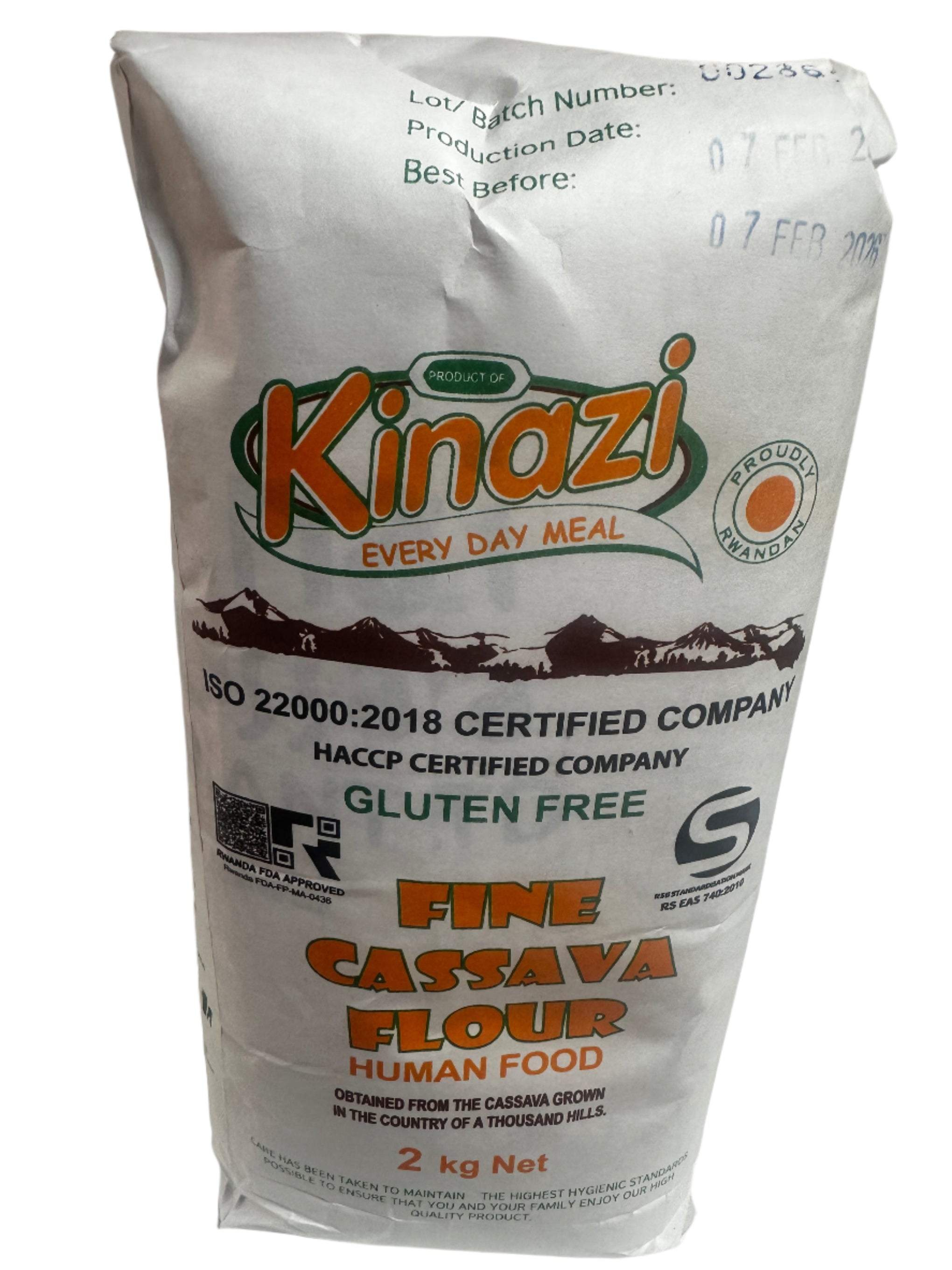 Kinazi Premium Fine Cassava Flour – Gluten-Free & 100% Natural!