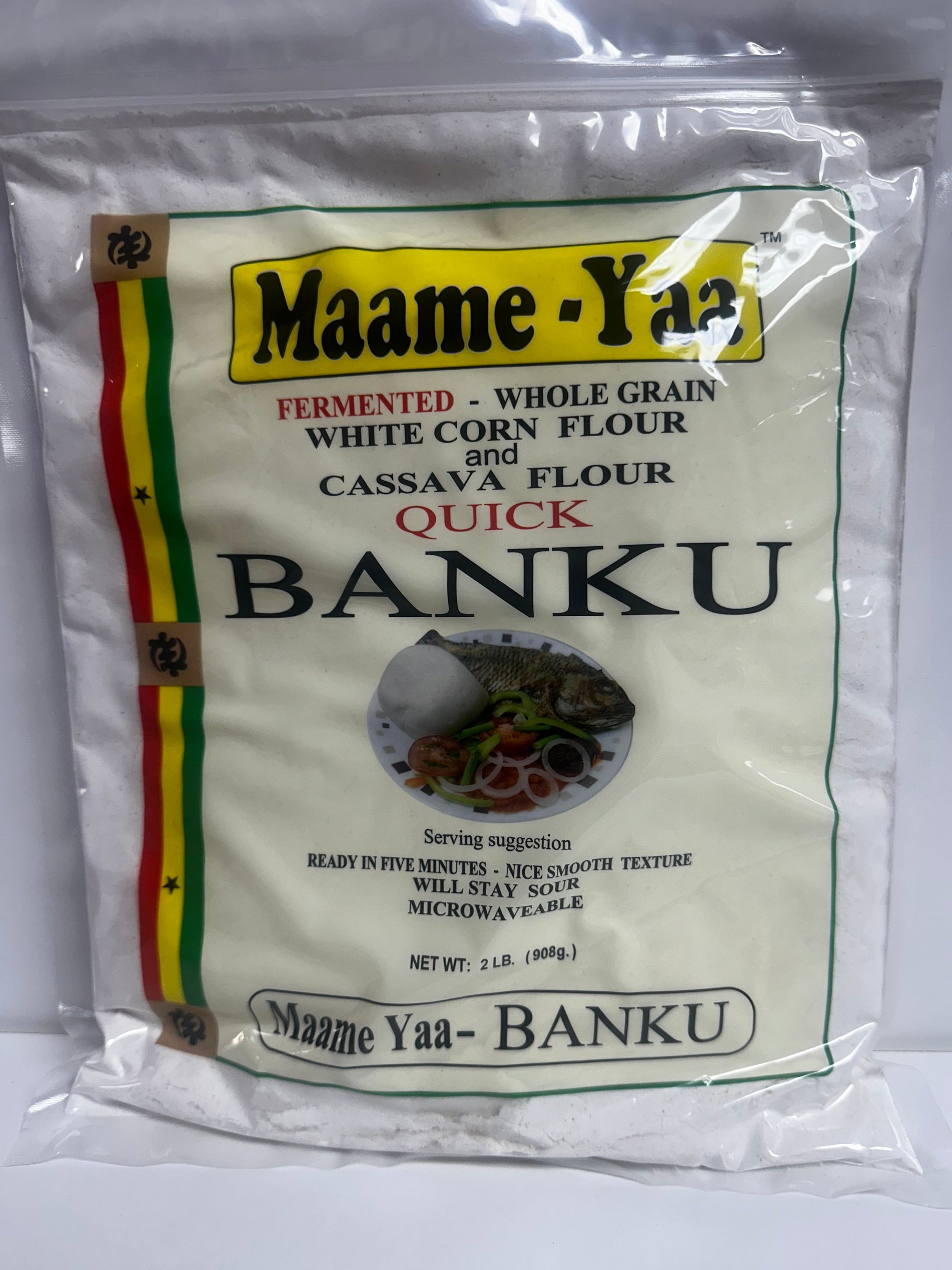 Maame Yaa Quick Banku Flour – Authentic Ghanaian Fermented Corn & Cassava Flour!