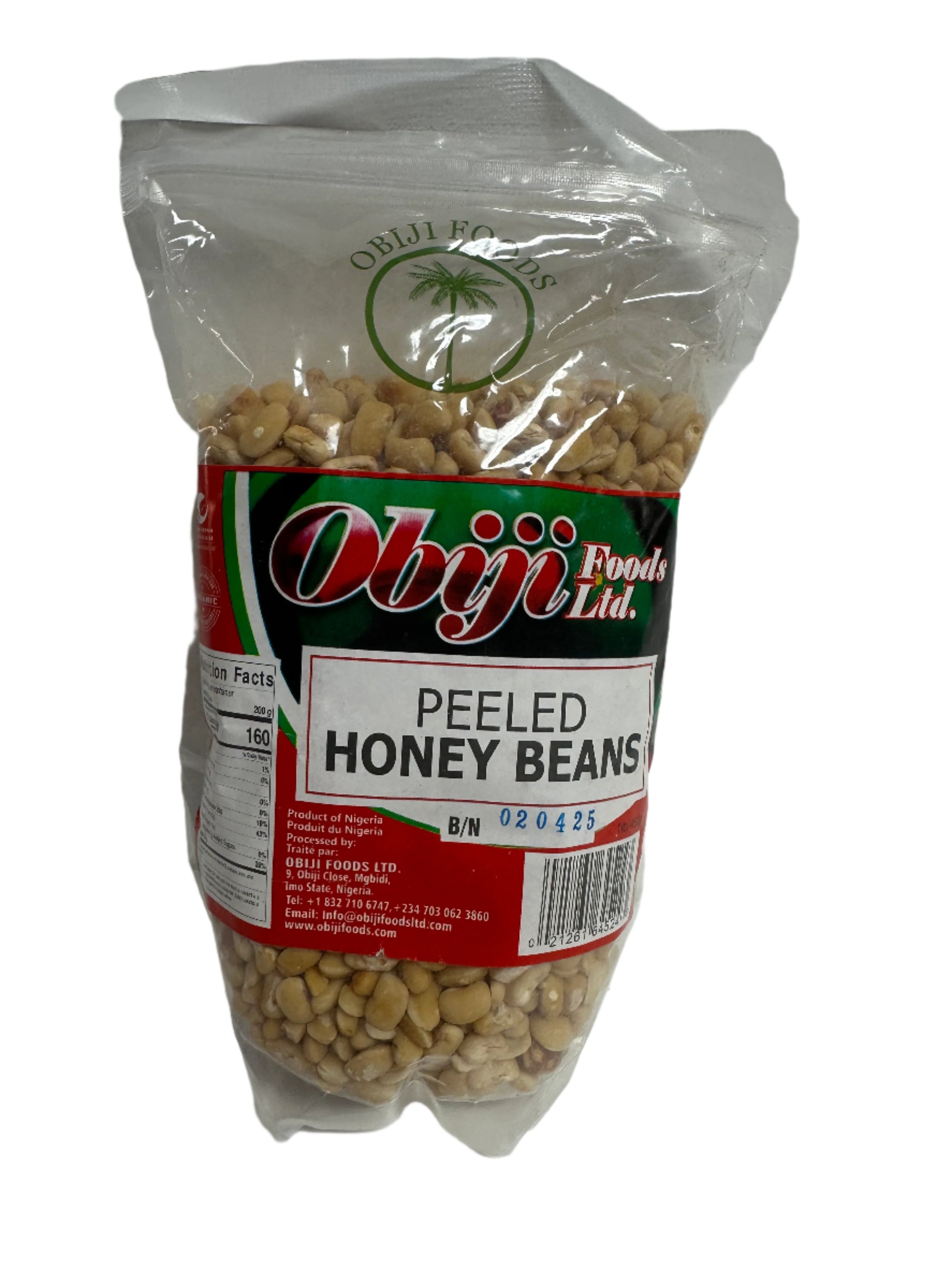 Obiji Foods Peeled Honey Beans – Protein-Packed & Easy to Cook