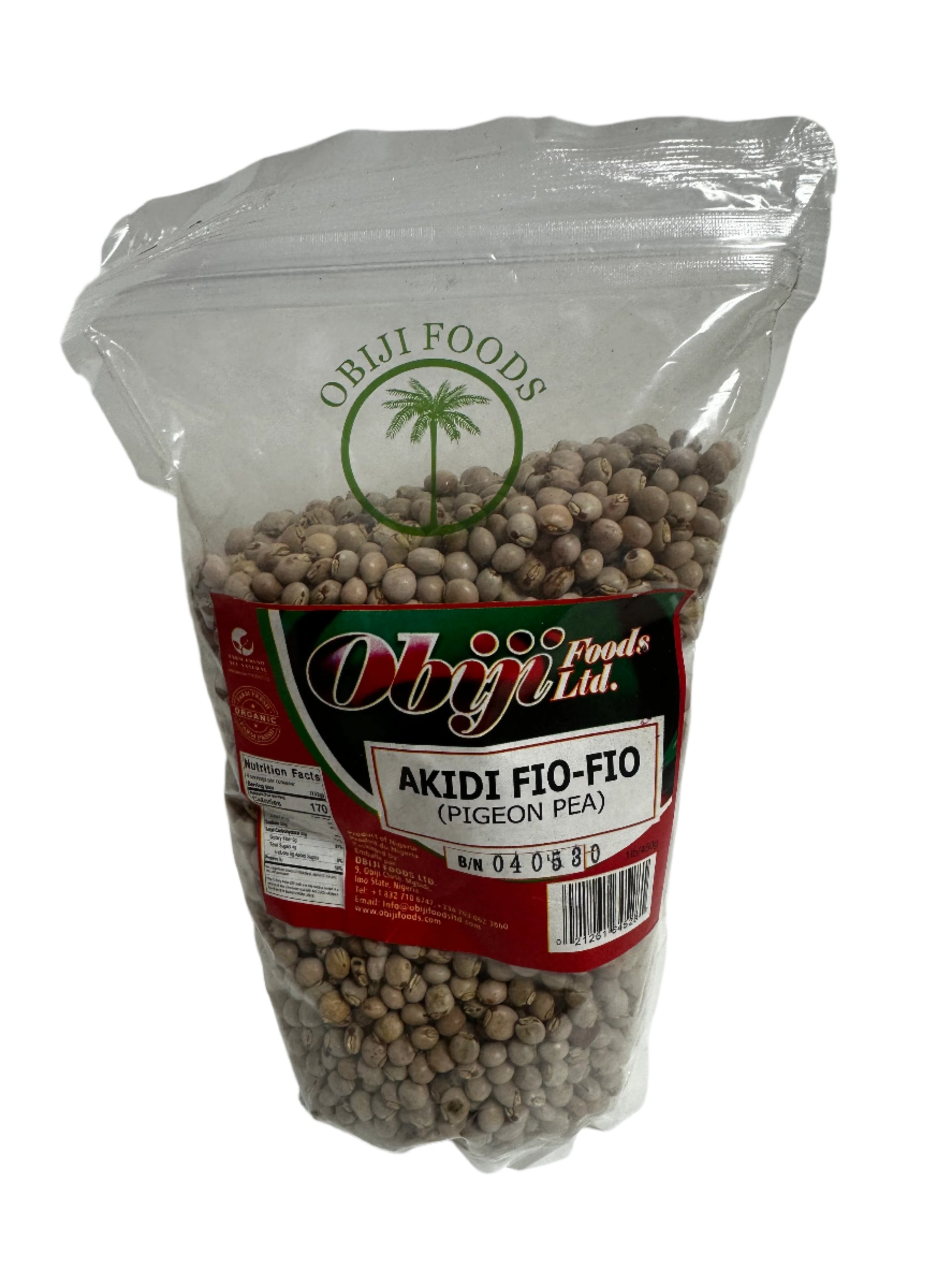 Obiji Foods Akidi Fio-Fio (Pigeon Pea) – Nutrient-Dense African Legume