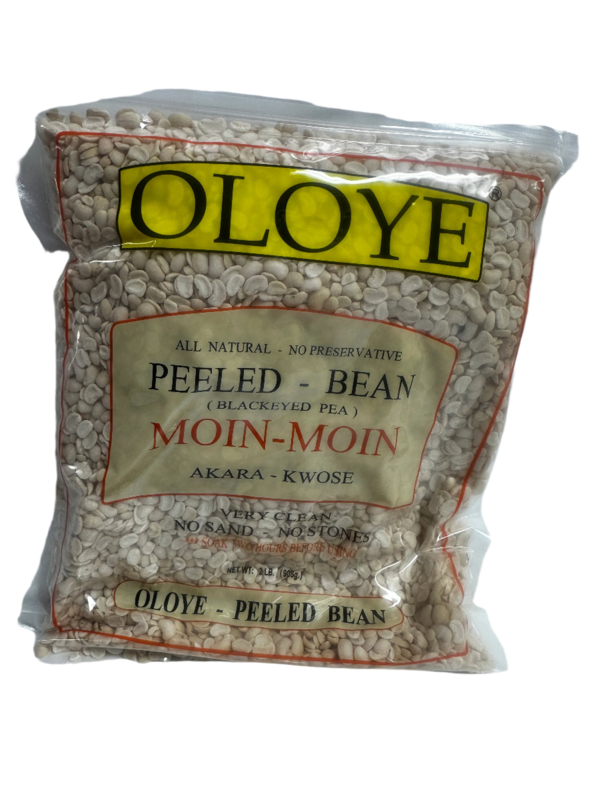 Oloye Peeled Beans (Black-Eyed Peas) – Perfect for Moi Moi & Akara