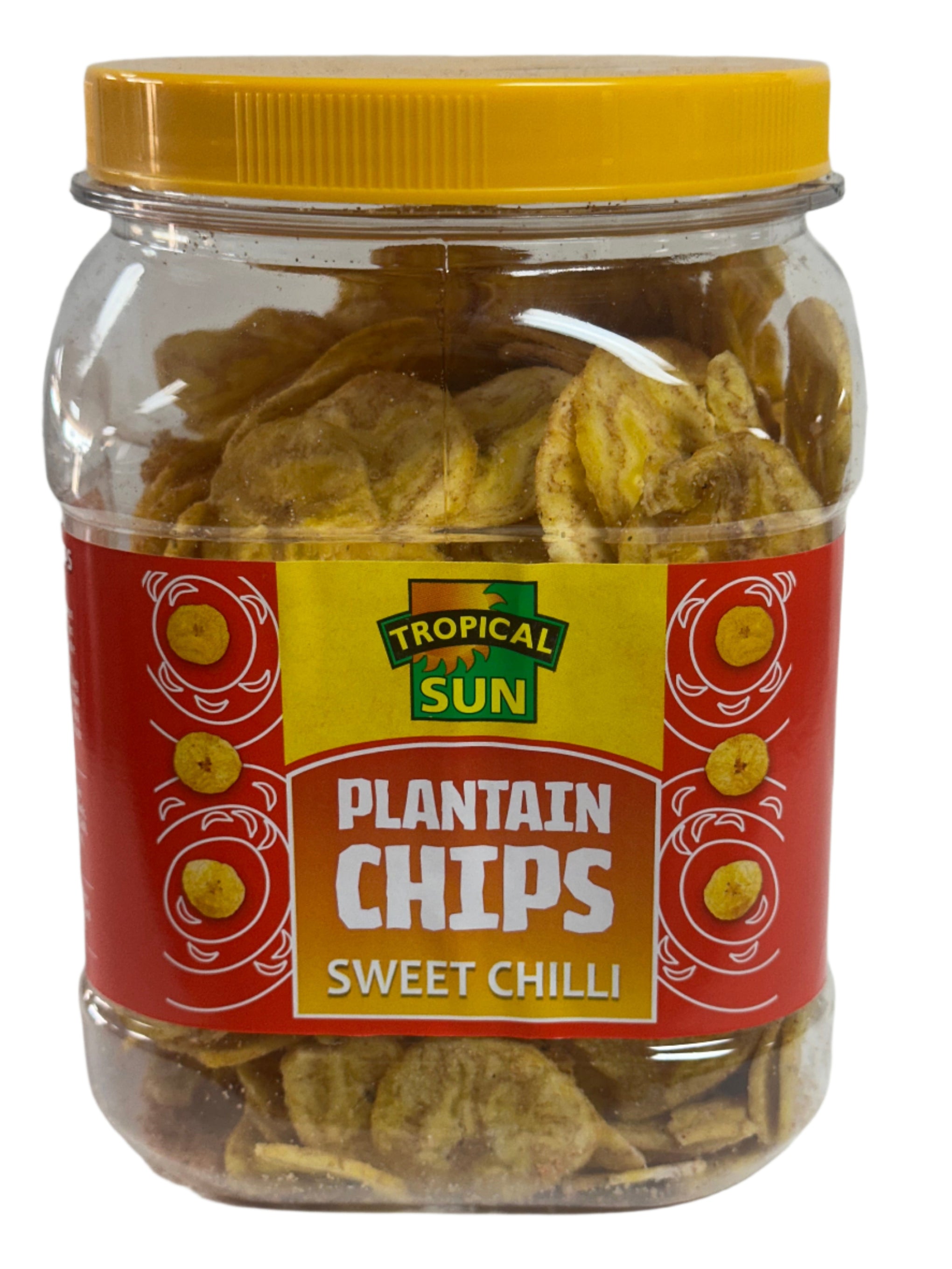 Tropical Sun Sweet Chilli Plantain Chips – Spicy & Sweet Crunch | Vegan, Gluten-Free, No Preservatives | Bold & Flavorful Snack