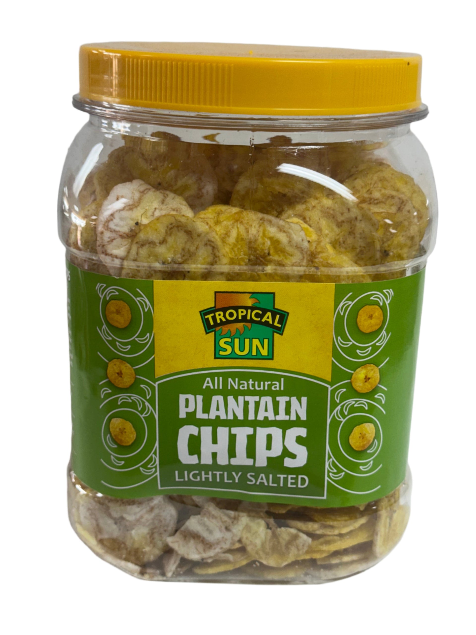 Tropical Sun Lightly Salted Plantain Chips – Crispy & Natural | Gluten-Free, No Preservatives | Healthy Snack Alternative