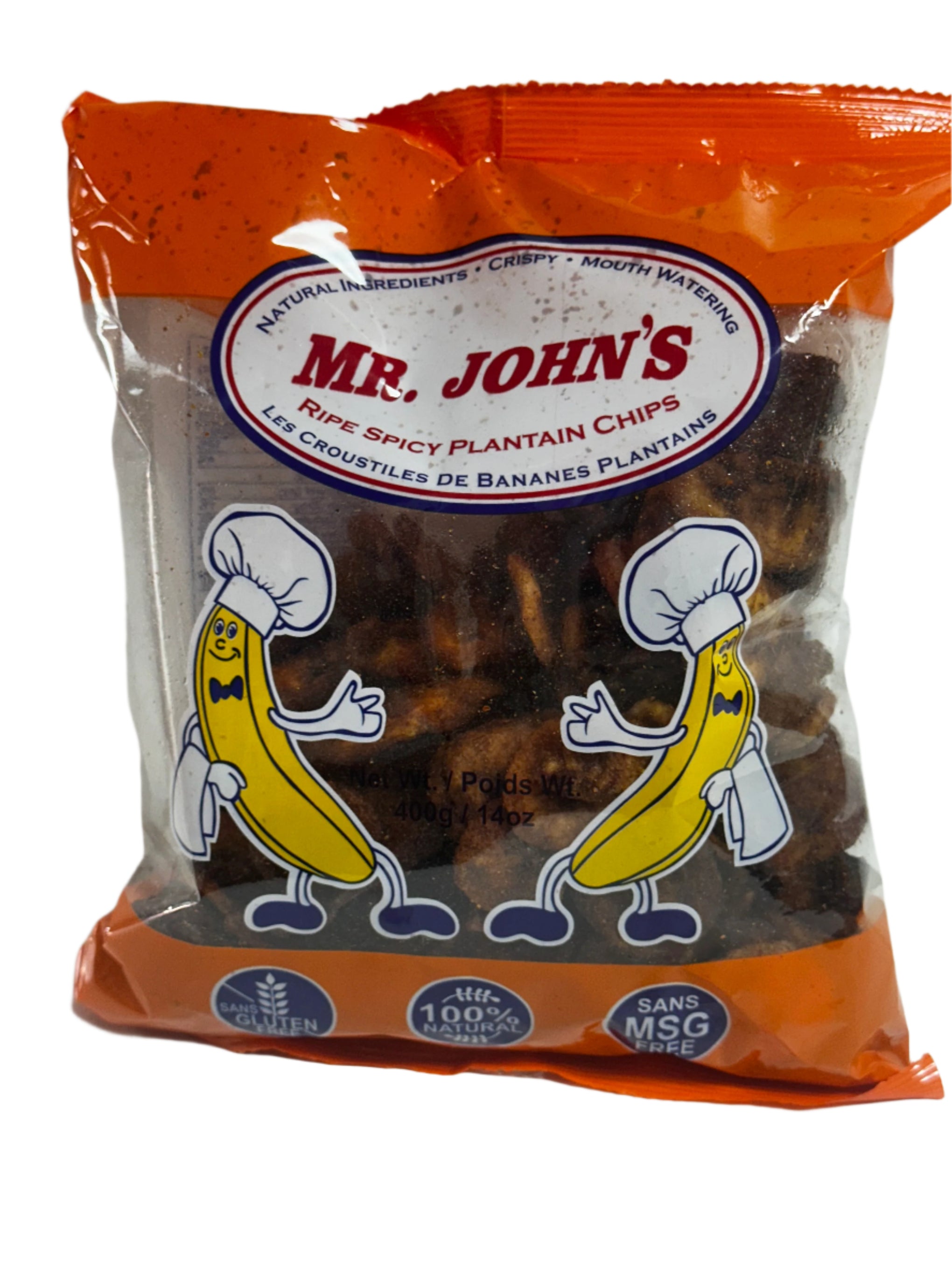 MR. JOHN’S Ripe Spicy Plantain Chips 400g