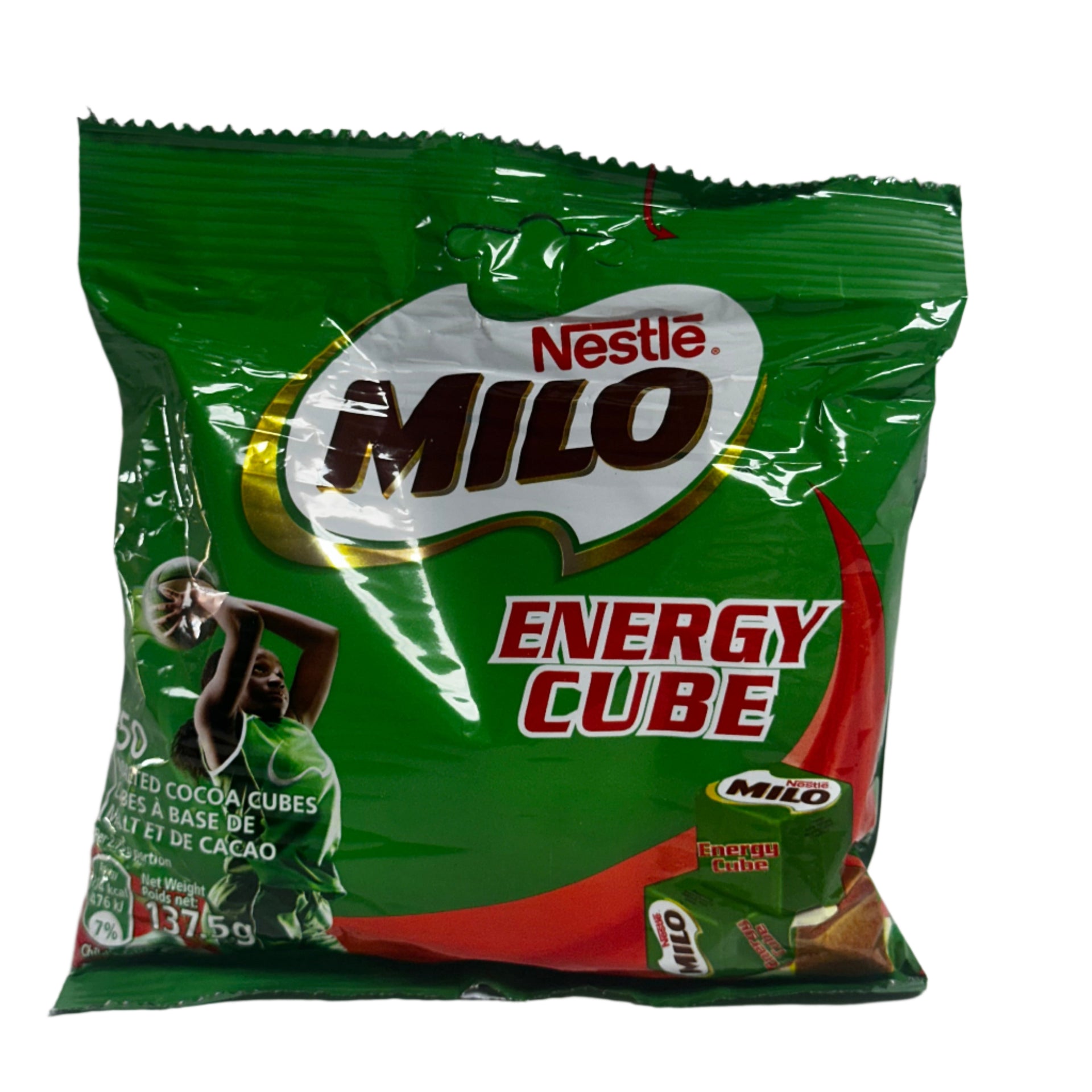 Milo Energy Cube – Chocolate Malt Energy Boost | Fortified with Vitamins & Minerals | Quick Snack for Active Lifestyles