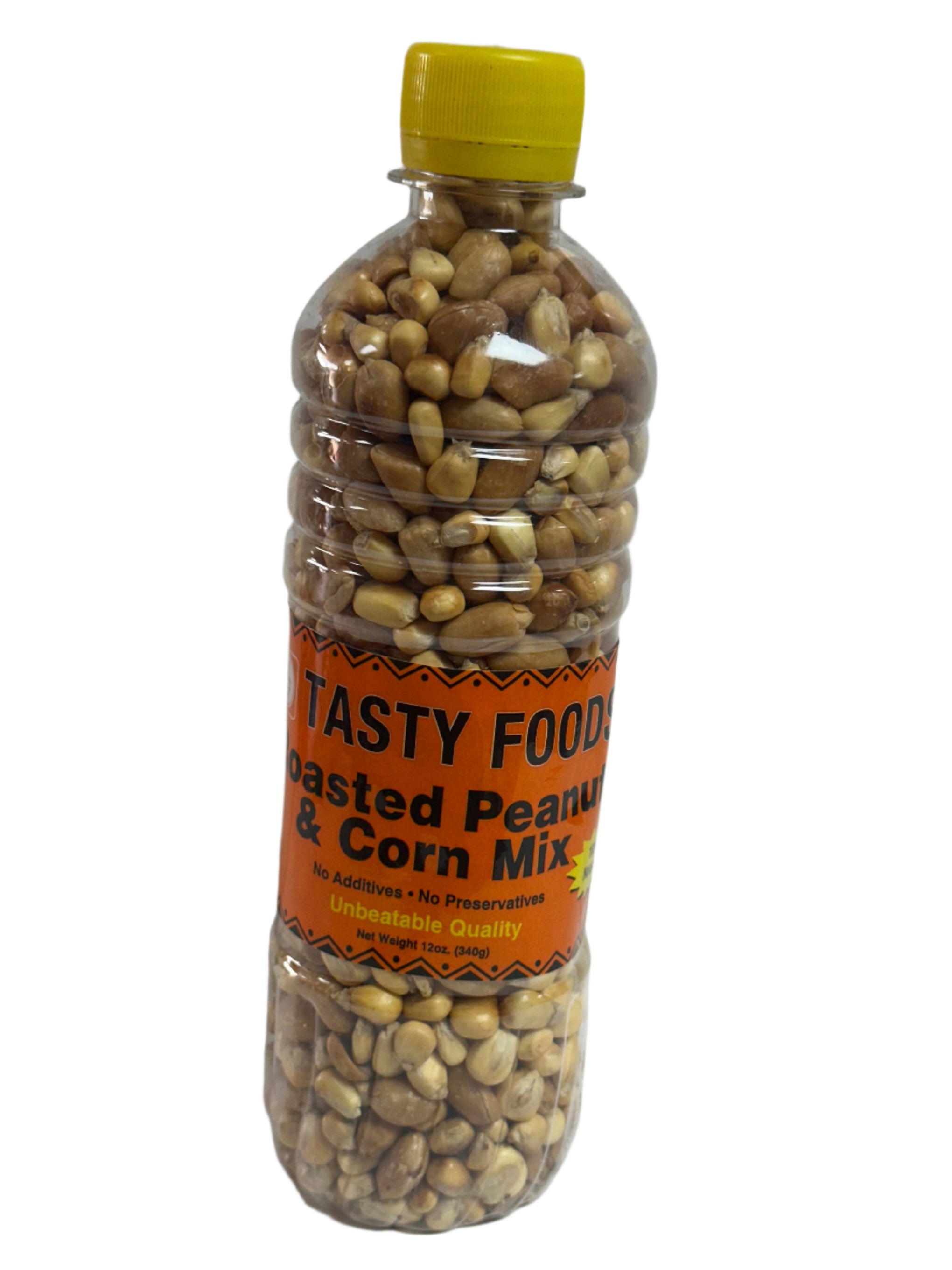 Tasty Foods Roasted Peanut & Corn Mix – Crunchy & Nutritious African Snack | High Protein, No Additives, No Preservatives