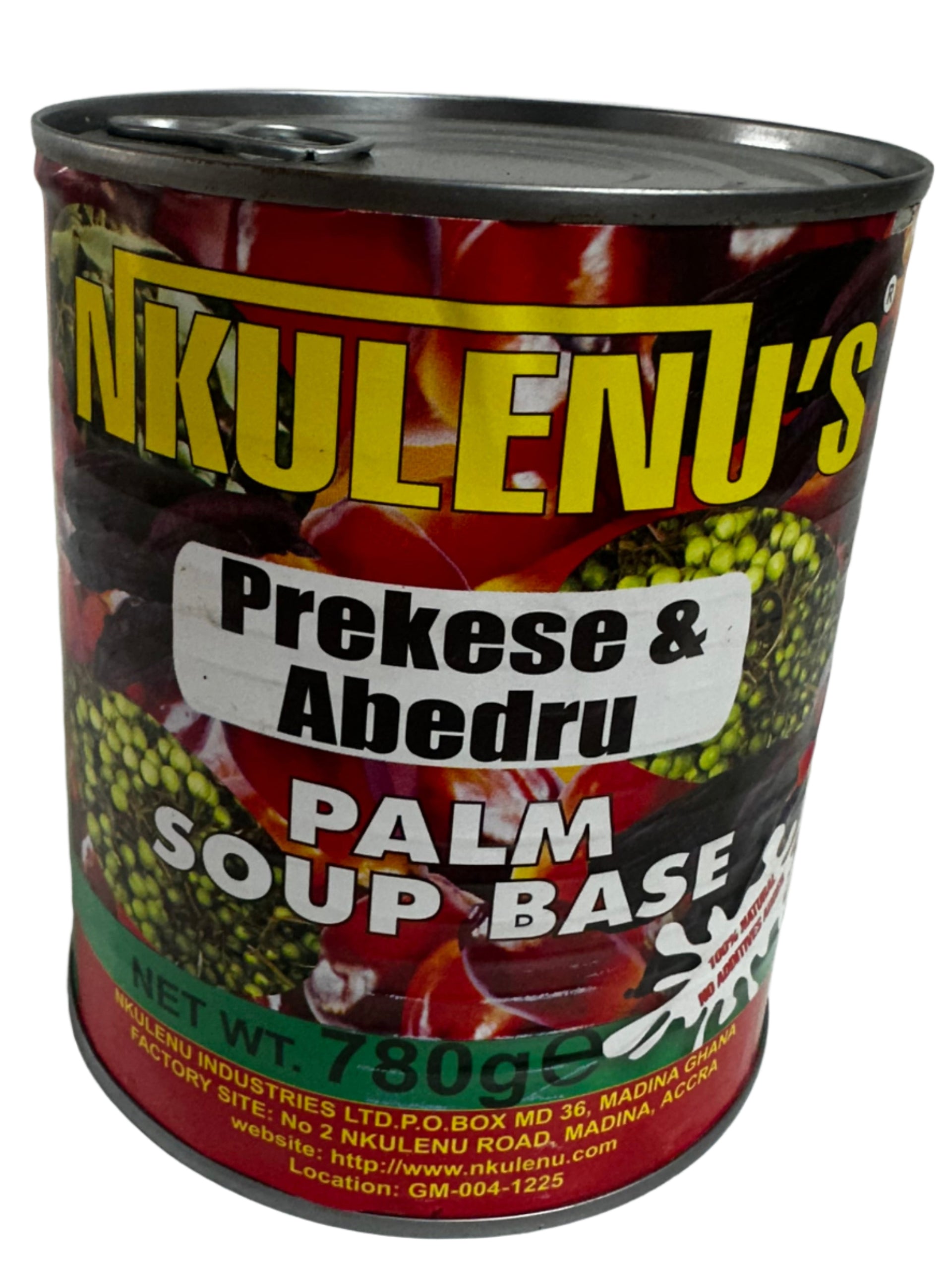 Nkulenu’s Palm Soup Base with Prekese & Abedru – Herbal-Infused Palm Nut Concentrate for African Soups | 780g