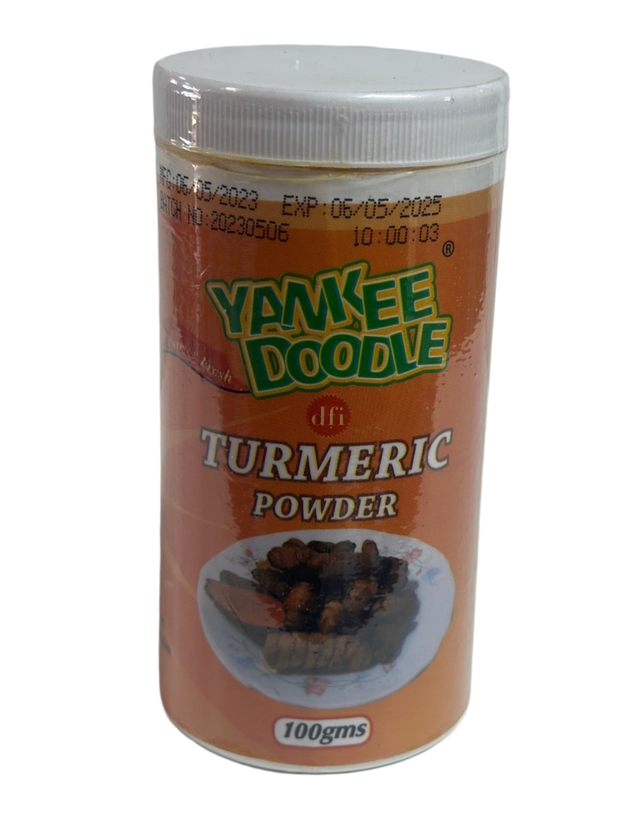 Yankee Doodle Turmeric Powder – Vibrant, Earthy & Rich in Curcumin | Powerful Superfood | 100g