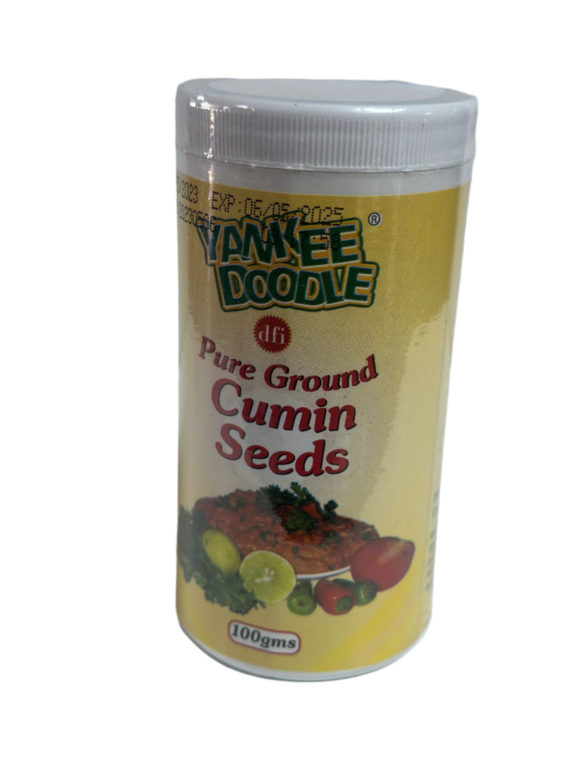 Yankee Doodle Pure Ground Cumin Seeds – Aromatic, Flavorful & Rich in Antioxidants | Premium Culinary Spice | 100g