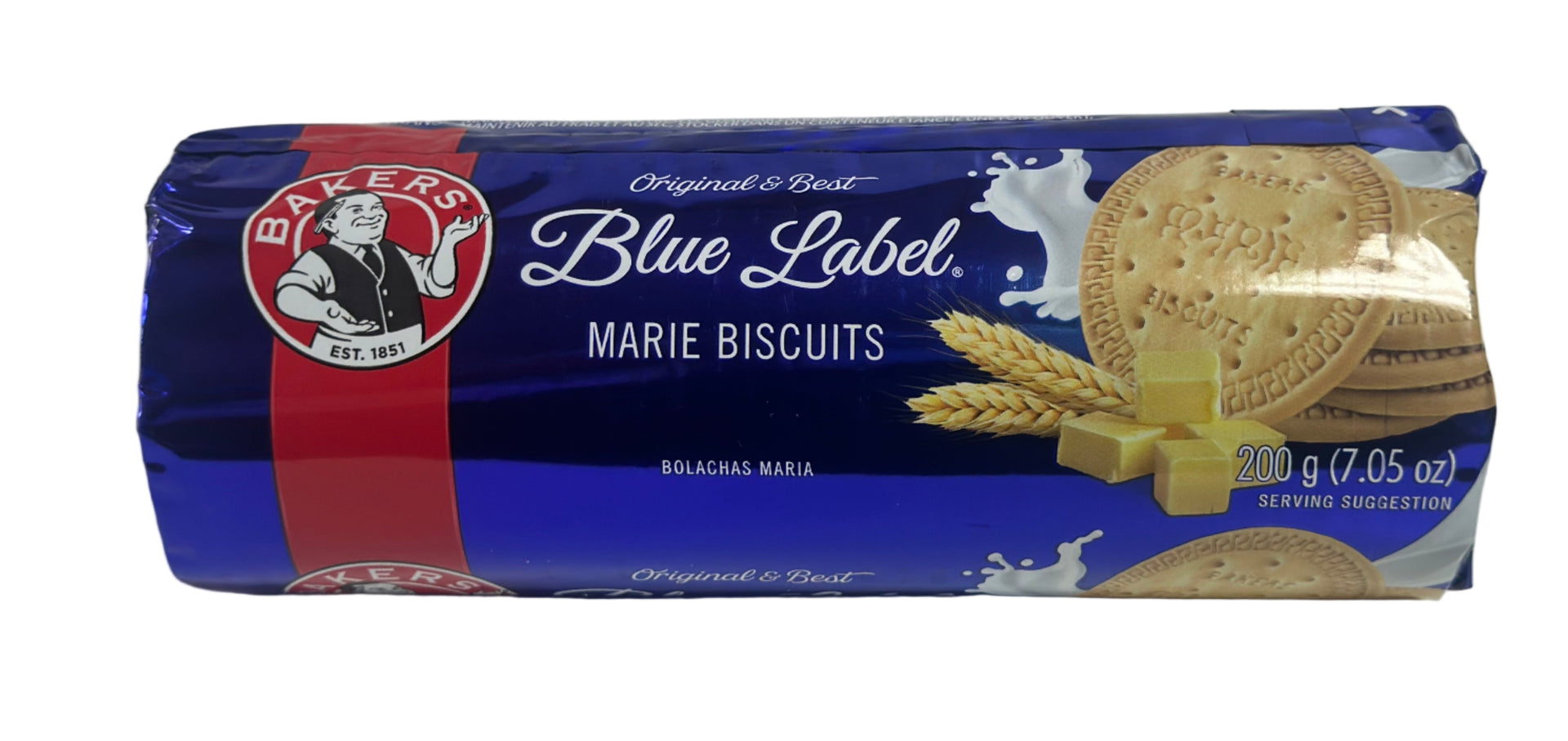 Bakers Blue Label Marie Biscuits — Pack of 5 (200g Each)