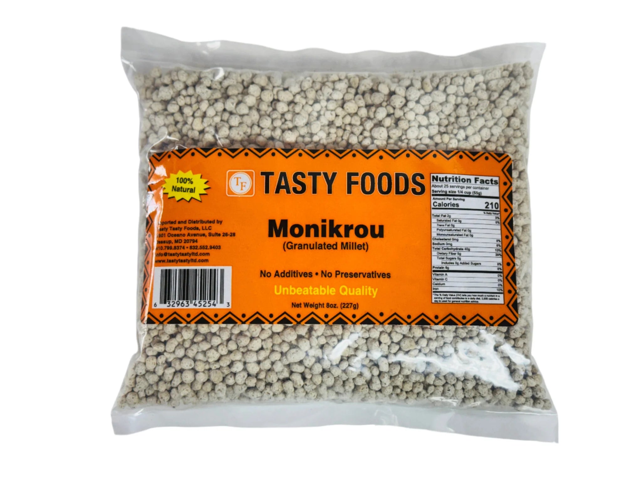 Monikrou Granulated Millet African Grain Natural Fonio Alternative Gluten Free Whole Food Traditional West African Staple Clean Eating Pantry Ingredient 8oz