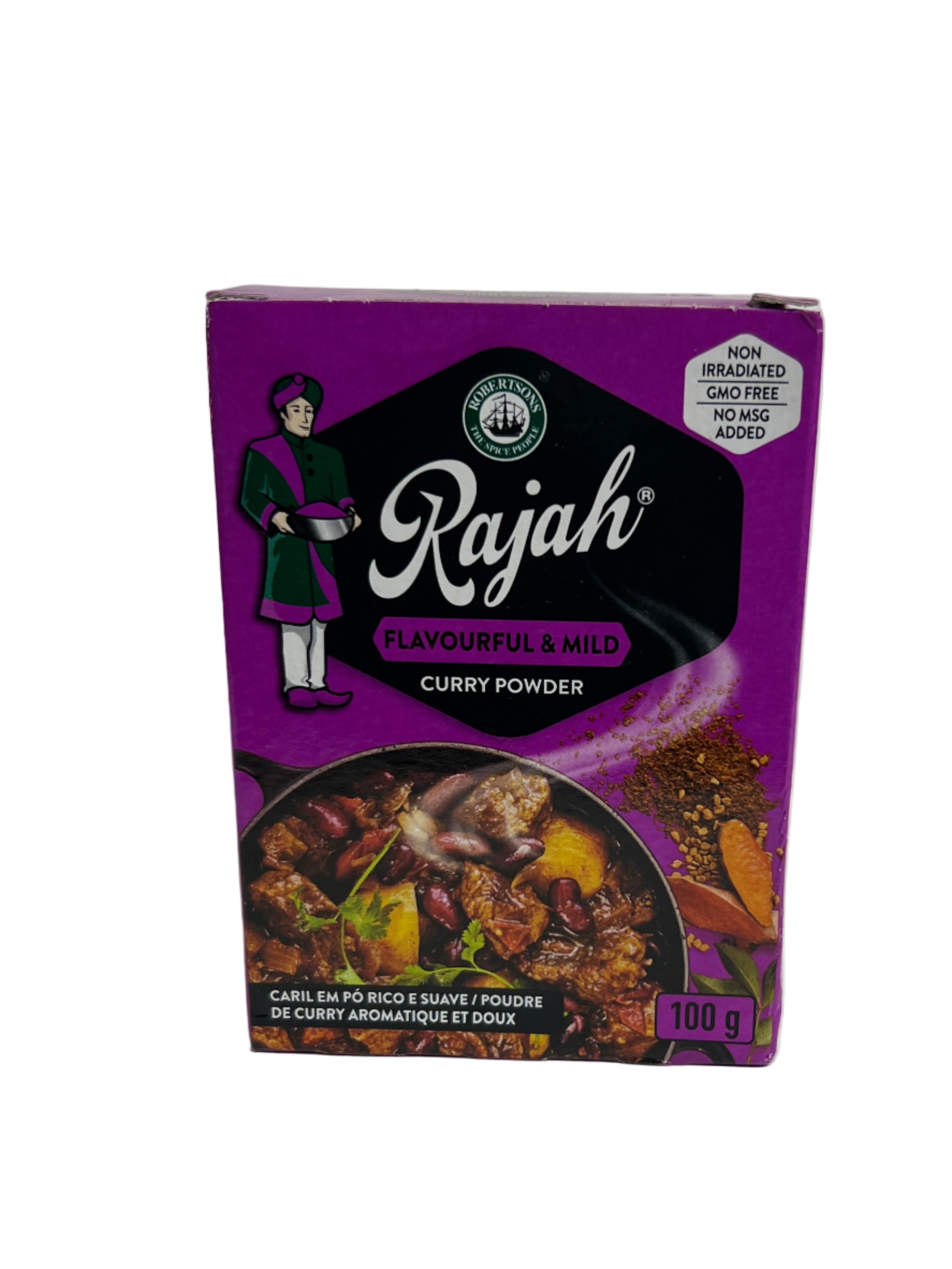 Rajah Flavourful & Mild Curry Powder — Set of 4 × 100g