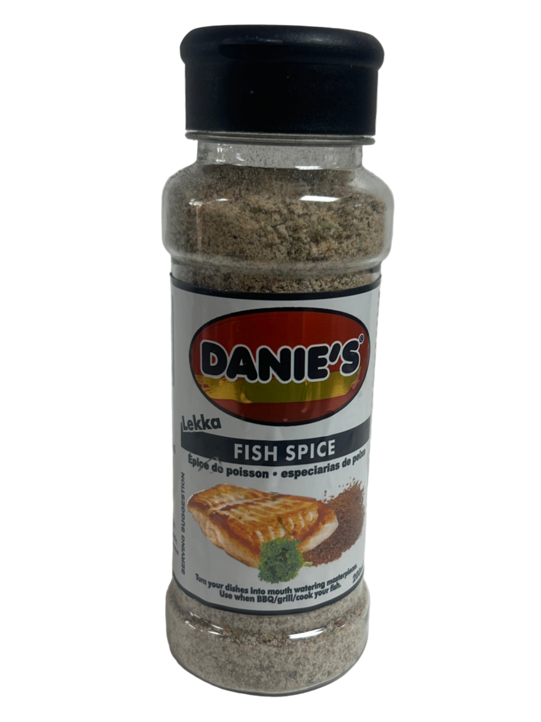 Danie’s Lekka Fish Spice — Set of 4 × 100ml Bottles (Seafood Seasoning Blend)