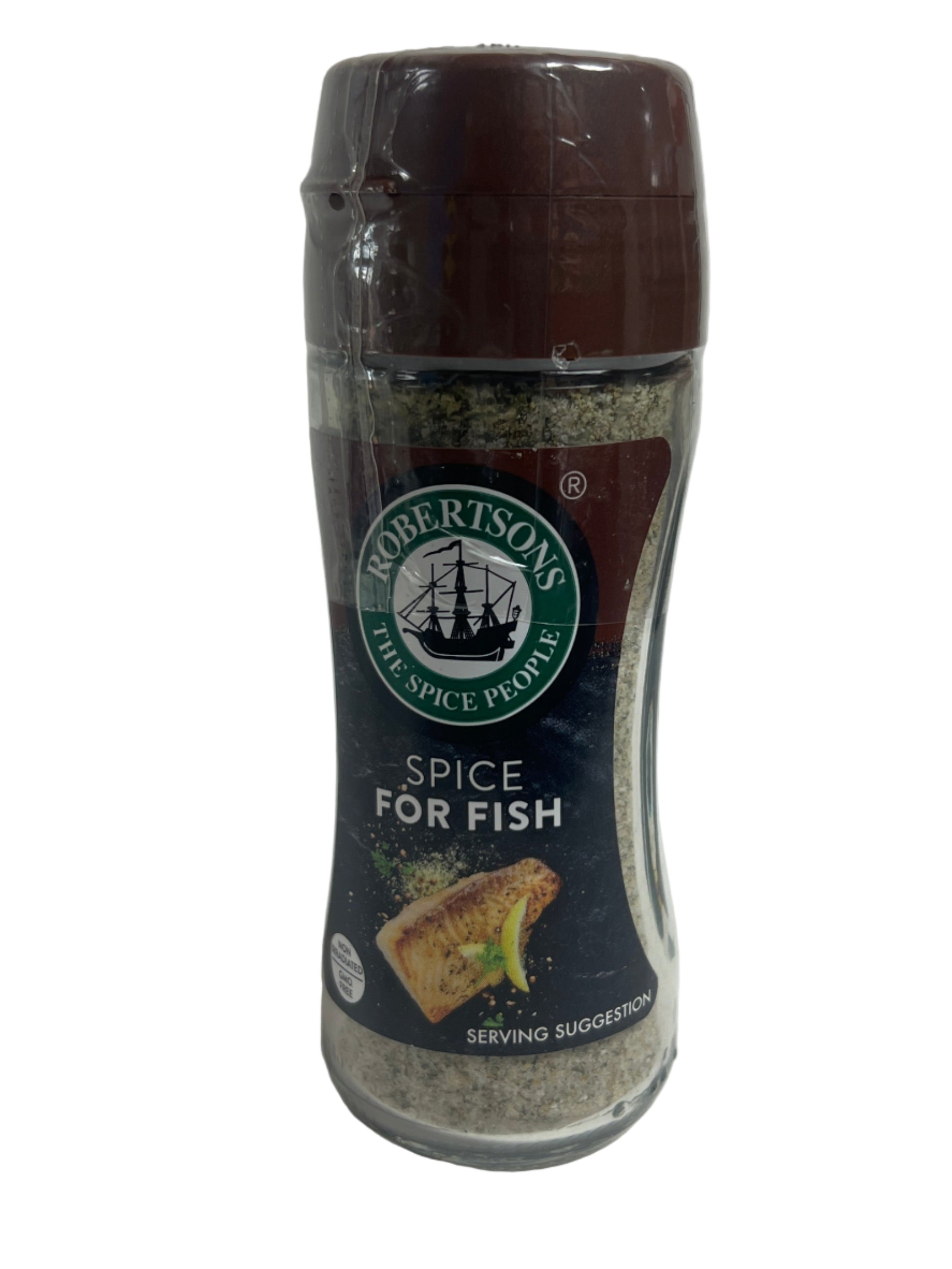 Robertsons Spice for Fish — Set of 4 Glass Shakers