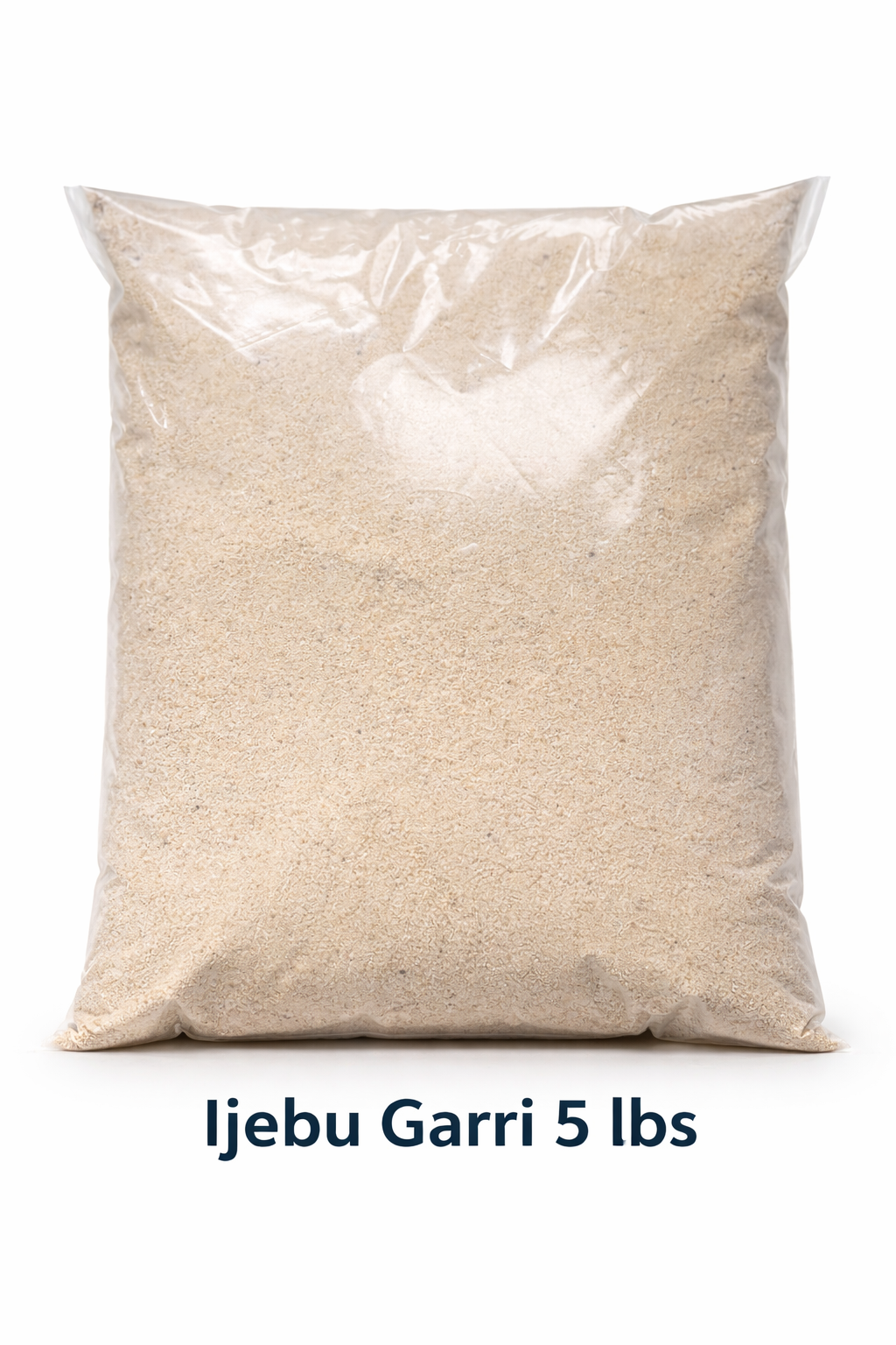 Ijebu Garri 5 lbs – Premium Nigerian Garri from Cassava, Fine White Garri for Eba and Drinking Garri, Authentic African Garri, Crisp Sour Garri, Traditional West African Cassava Flakes, Pantry Staple for Nigerian Food and African Cooking