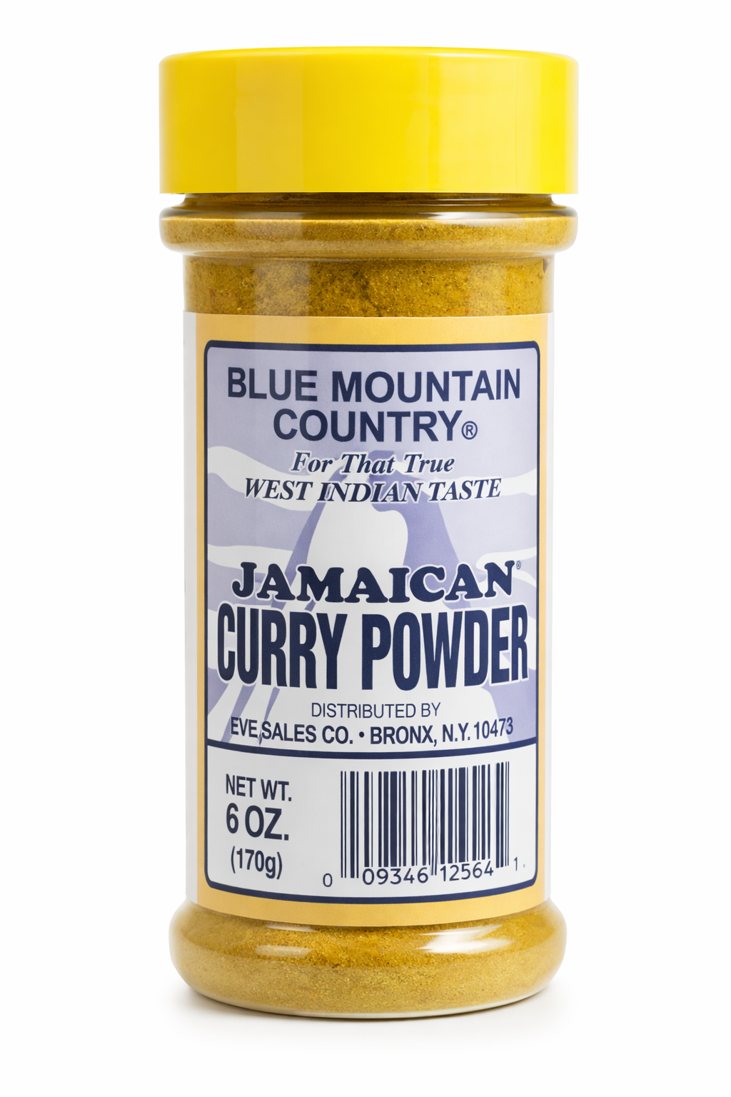 Blue Mountain Country Jamaican Curry Powder 6 oz (170g) – Authentic Caribbean Curry Spice Blend, Traditional West Indian Seasoning for Chicken, Goat, Beef, Seafood & Vegetables