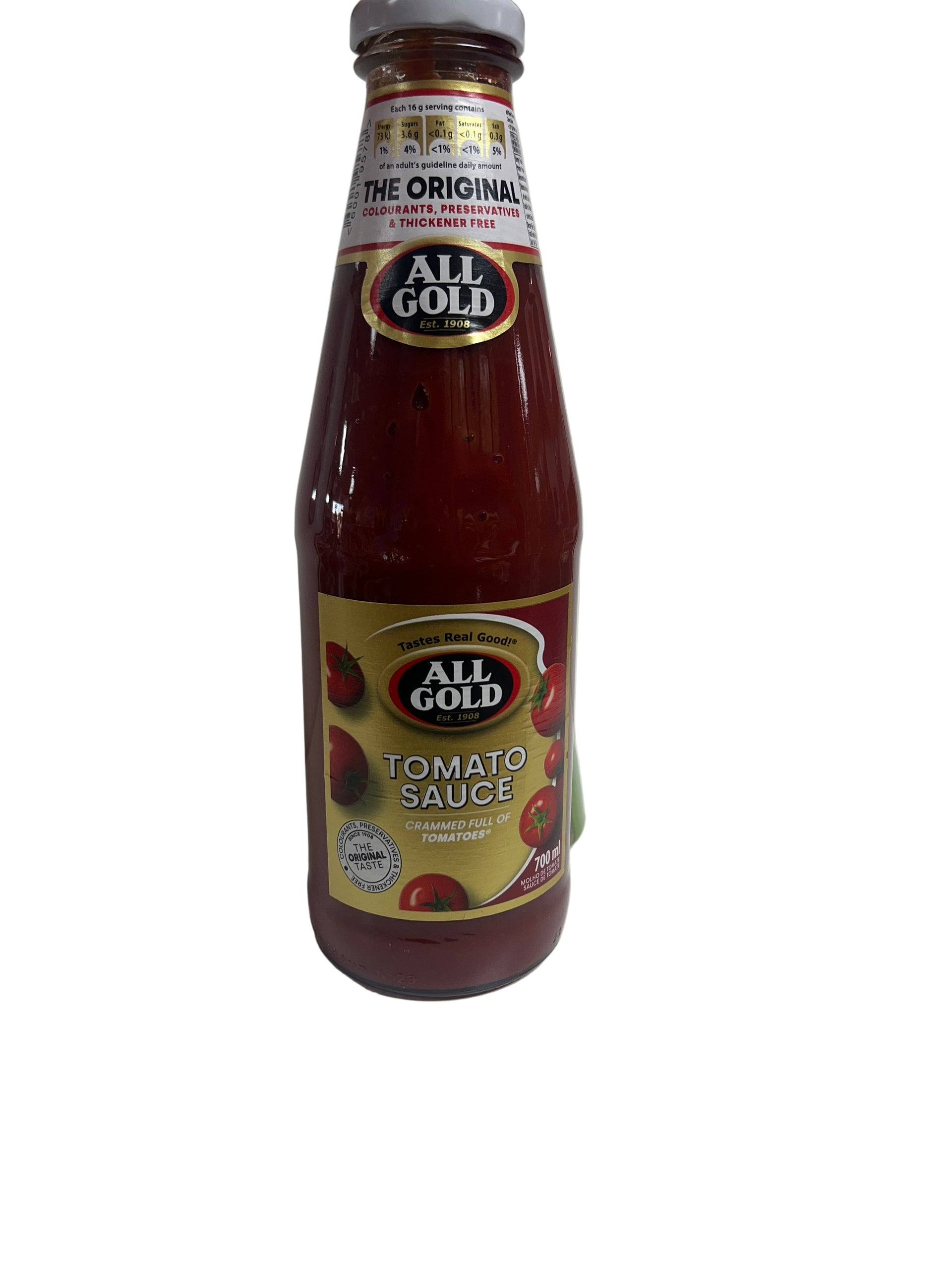 All Gold Tomato Sauce 700ml South African Classic